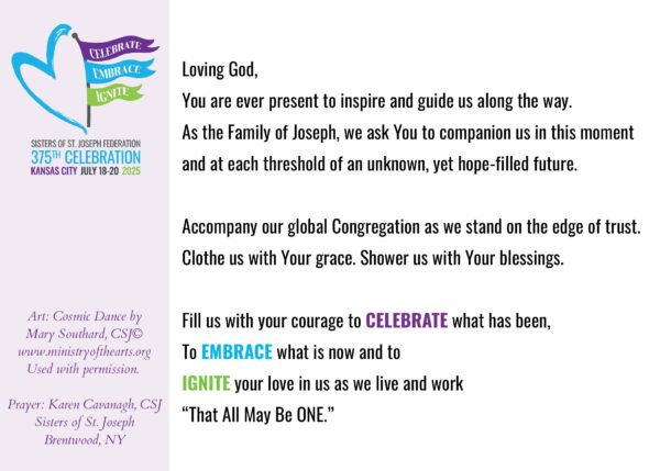 Federation Prayer Card