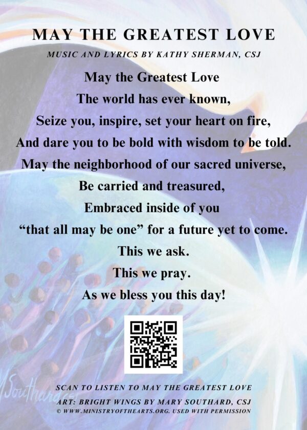 May the Greatest Love Prayer Card