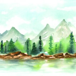 Woods and Mountains