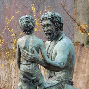 Joseph & Jesus Statue Wheeling